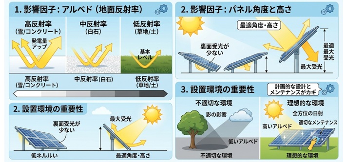 発電量の違いと設置環境の重要性