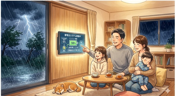 太陽光と蓄電池導入で「不安が減った」と感じる心理的な効果