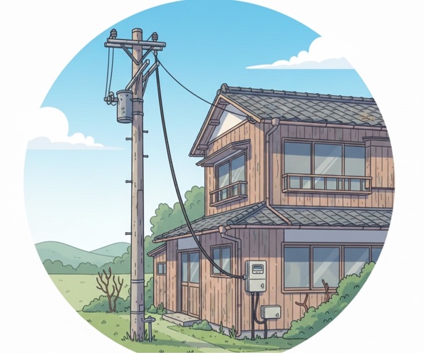 古い家は「幹線（引き込み線）」がボトルネックになる