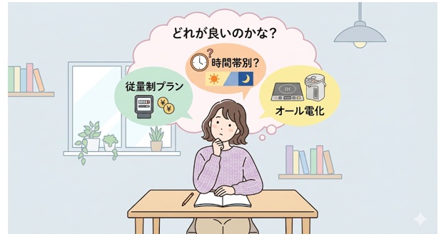 太陽光+蓄電池に最適な電力料金プランの種類と特性