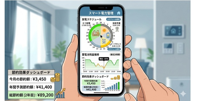 蓄電池の放電管理｜自動制御と手動設定のどちらが得？