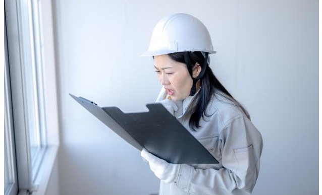 施工業者の設定ミス