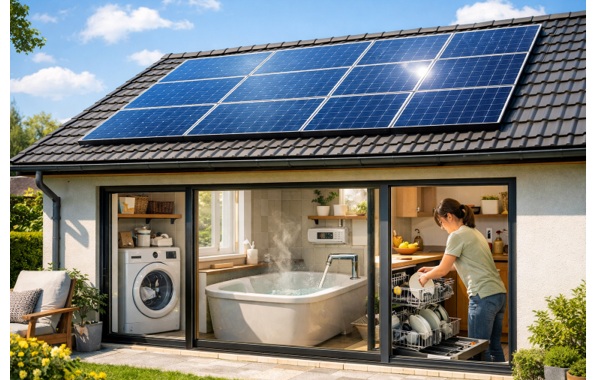 太陽光発電+蓄電池の導入で、天候に連動した生活行動の変化