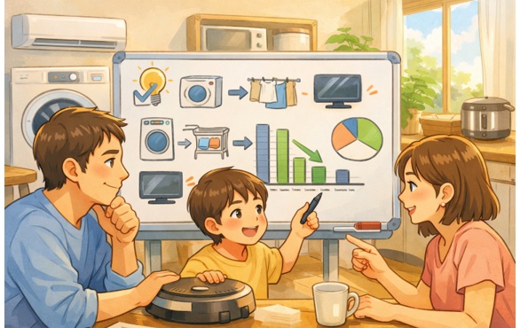 蓄電池と天気の関係が家族の会話を変える