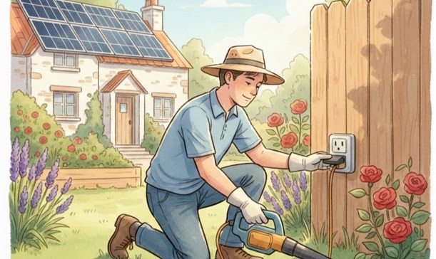 屋外コンセントで「庭仕事・DIY」が捗る