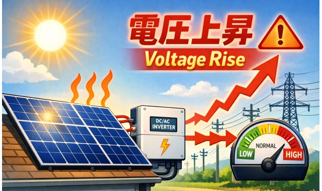 昼間に使わないと「電圧上昇」で発電停止？