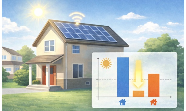 昼間はEVが不在で発電を使えない