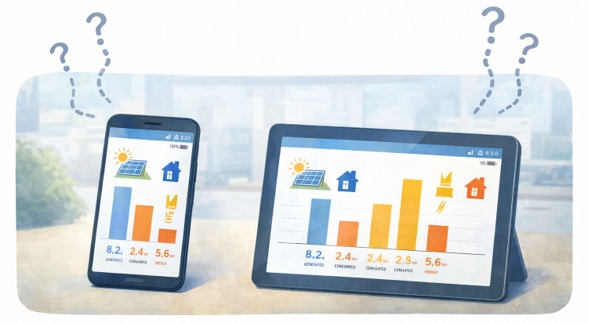 電力モニターをチェックしていない