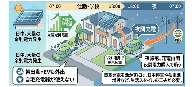 EVの「昼間充電」が難しい理由は？