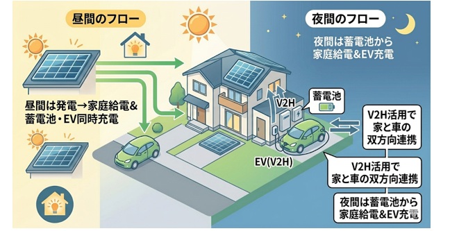 蓄電池・V2Hを活用した「自給自足」への近道
