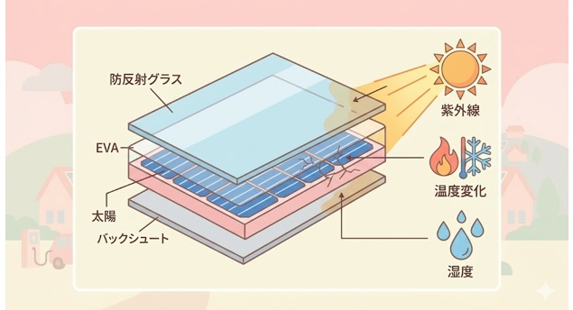 太陽光発電の発電量の劣化要因は？