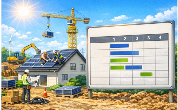 工期管理:スケジュールが読めない不安