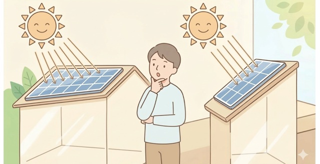 太陽光パネルの角度で発電量は変わる？最適な設置角度の目安