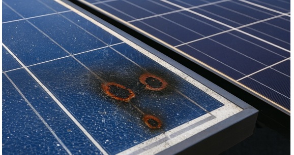 太陽光パネルそのものが燃える可能性は?