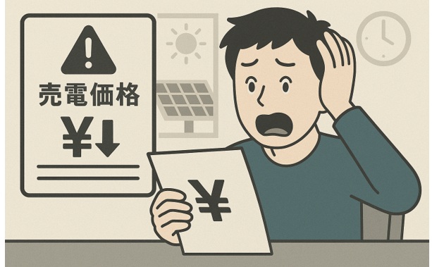 【第3の危機】売電価格の大幅ダウン通知|「元が取れない?」の焦り