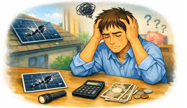 太陽光発電の修理費はいくら?故障時の費用相場を解説