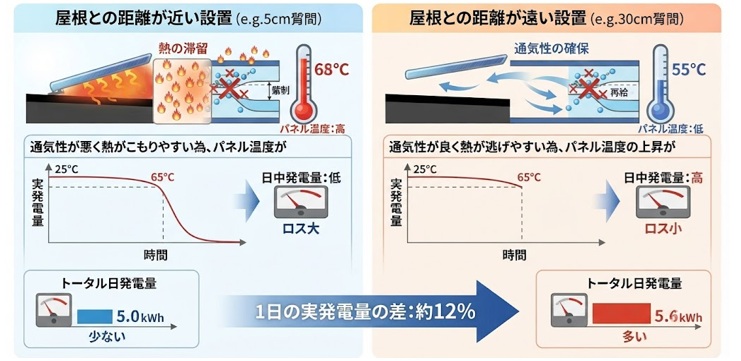 太陽光パネルの「温度係数」と設置環境の関係