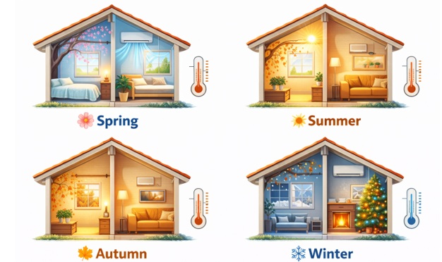 季節別の「体感差」で比較する