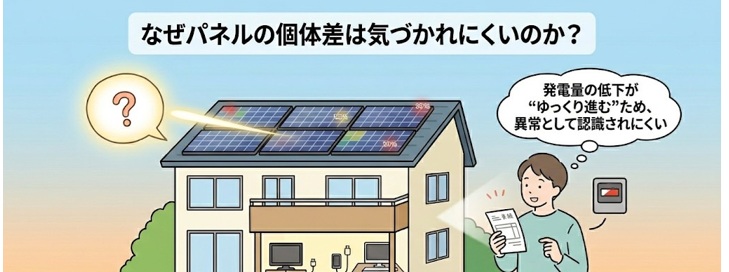 太陽光パネルの個体差が「気づかれにくい」理由