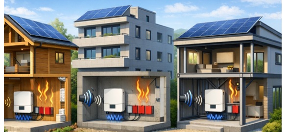 太陽光発電パワコンの設置場所を徹底解説｜木造・RC・鉄骨住宅で失敗しない「音・振動・熱」対策