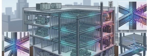 鉄骨造（軽量・重量鉄骨）：振動の「長距離伝送」と「電磁干渉」