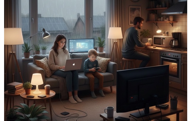 なぜ雨の日に電気使用が「増える」のか