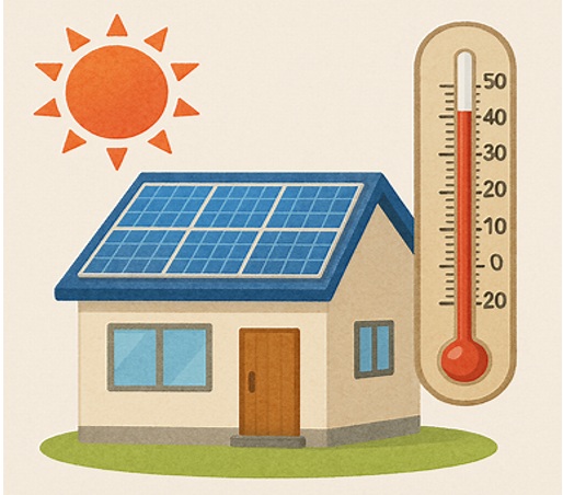 密着施工で屋根裏が暑くなるケース