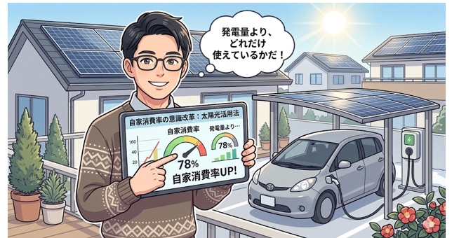 太陽光発電は「発電量」より「自家消費率」？住宅オーナーが気づく転換点