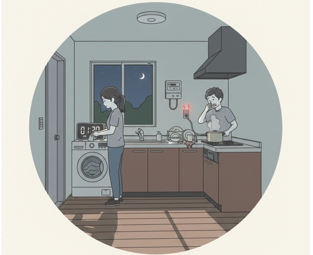 逆効果②：「洗濯・調理を夜に回す」習慣