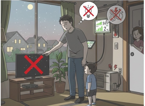 逆効果⑥：「子どもに節電を教えすぎる」