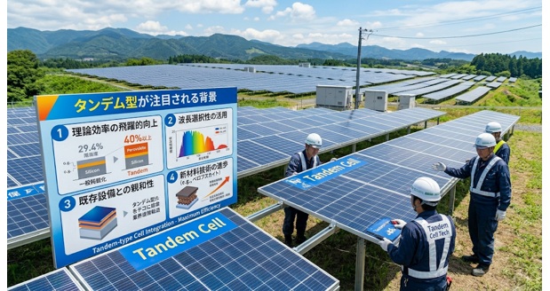 タンデム型太陽光パネルが注目される背景