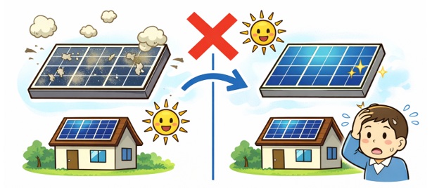 【連鎖パターン④】パネルの汚れ × 気づきの遅れ