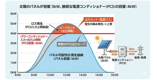 パワコンと太陽光パネルの容量バランスという盲点