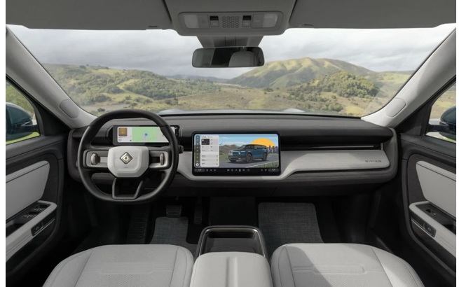 Rivian R2のインテリアデザイン