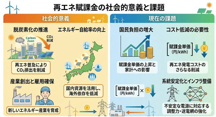 再エネ賦課金の社会的意義と課題