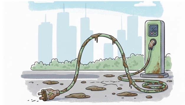 「汚れる・劣化する」充電ケーブル