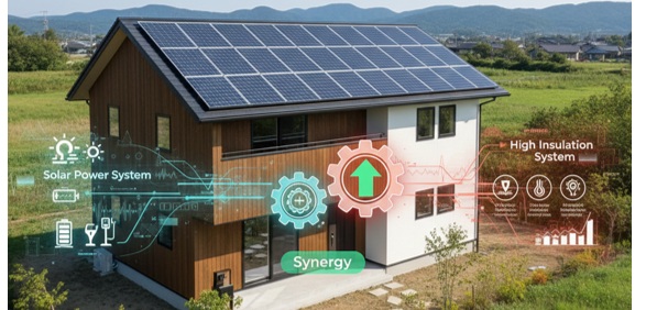 【省エネ設計の常識】太陽光発電システムと高断熱住宅（ZEH）相乗効果