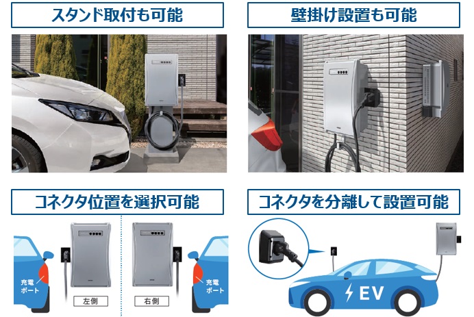 業界最小最軽量で設置場所の自由度が高い