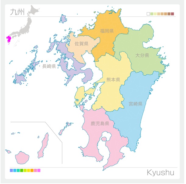 九州・沖縄エリアの特徴