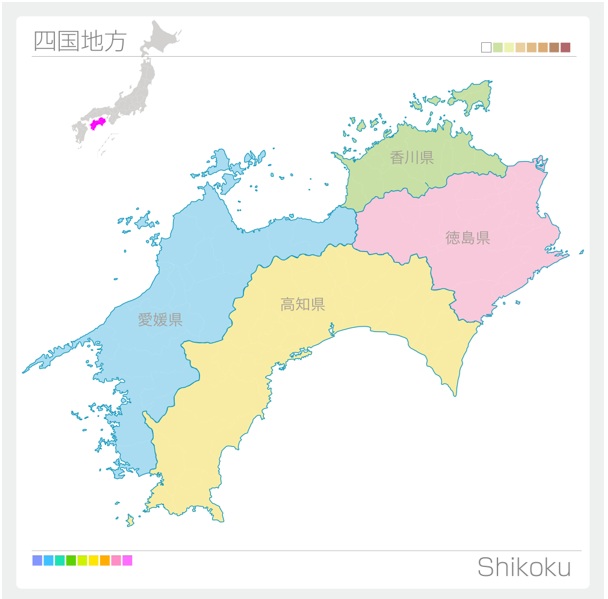 四国エリアの特徴
