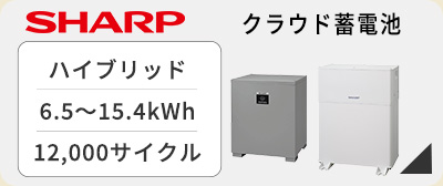 シャープのクラウド蓄電池システム