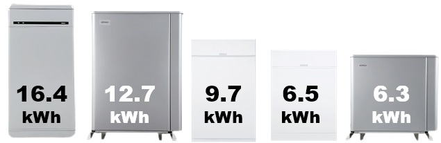 長州産業スマートPVマルチ16.4kWh/9.8kWh/6.5kWh