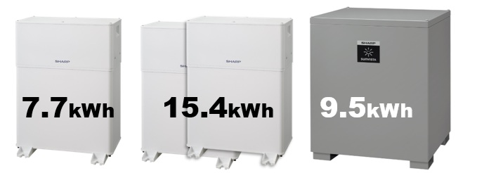 シャープの蓄電池がおすすめ