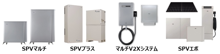 長州産業 家庭用蓄電池SPVマルチ、SPVプラス